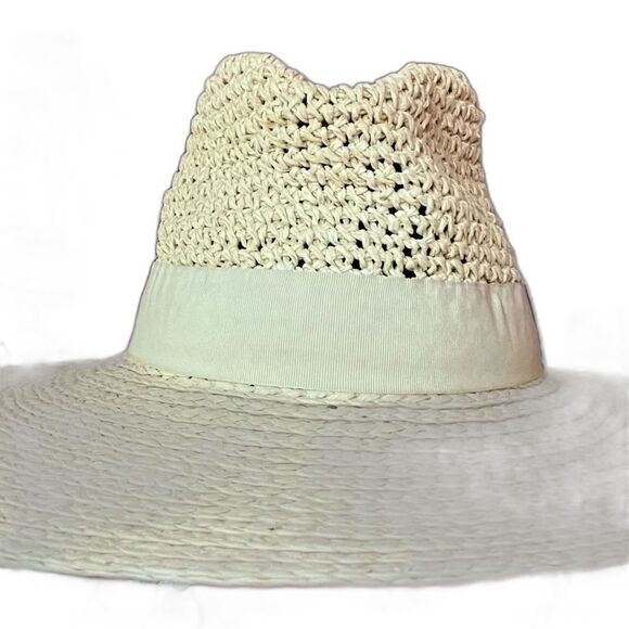 Wide Brimmed Paper Hat - Picture 2 of 8